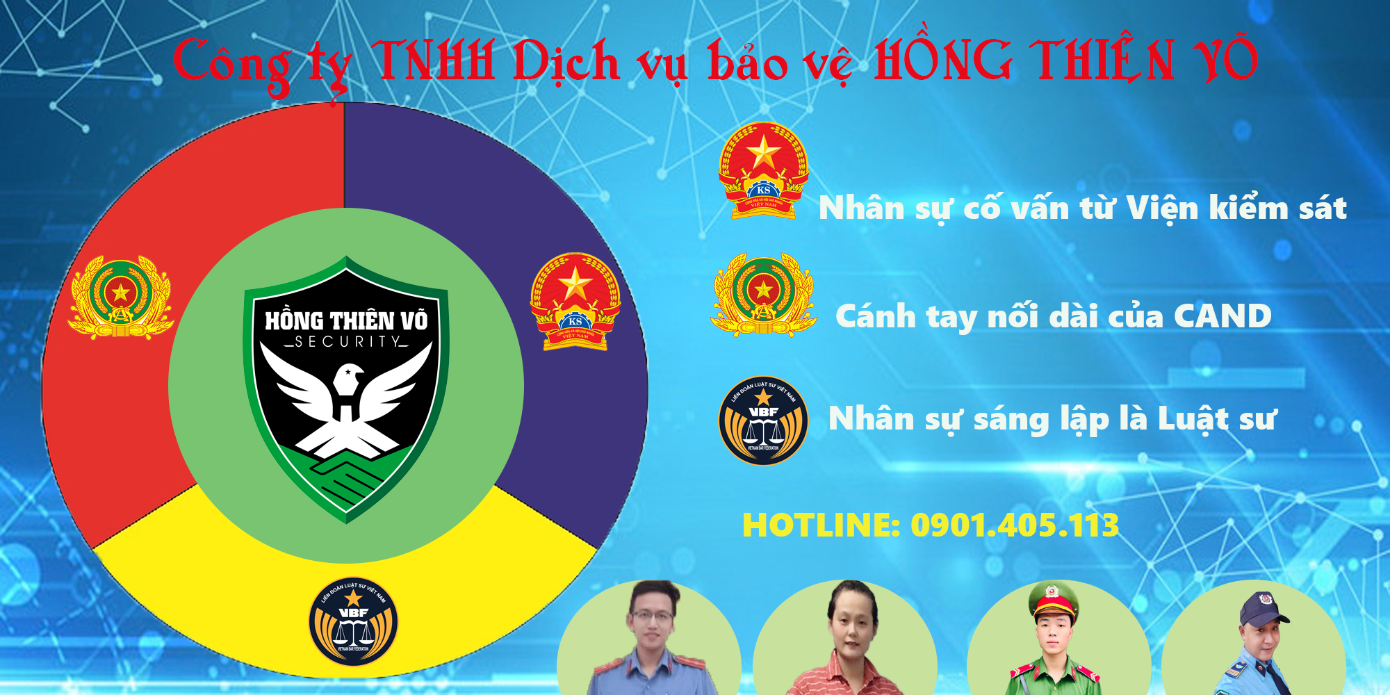 Công ty dịch vụ bảo vệ Hồng Thiên Võ