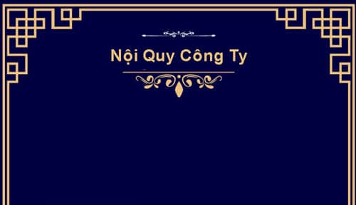 noi quy cong ty